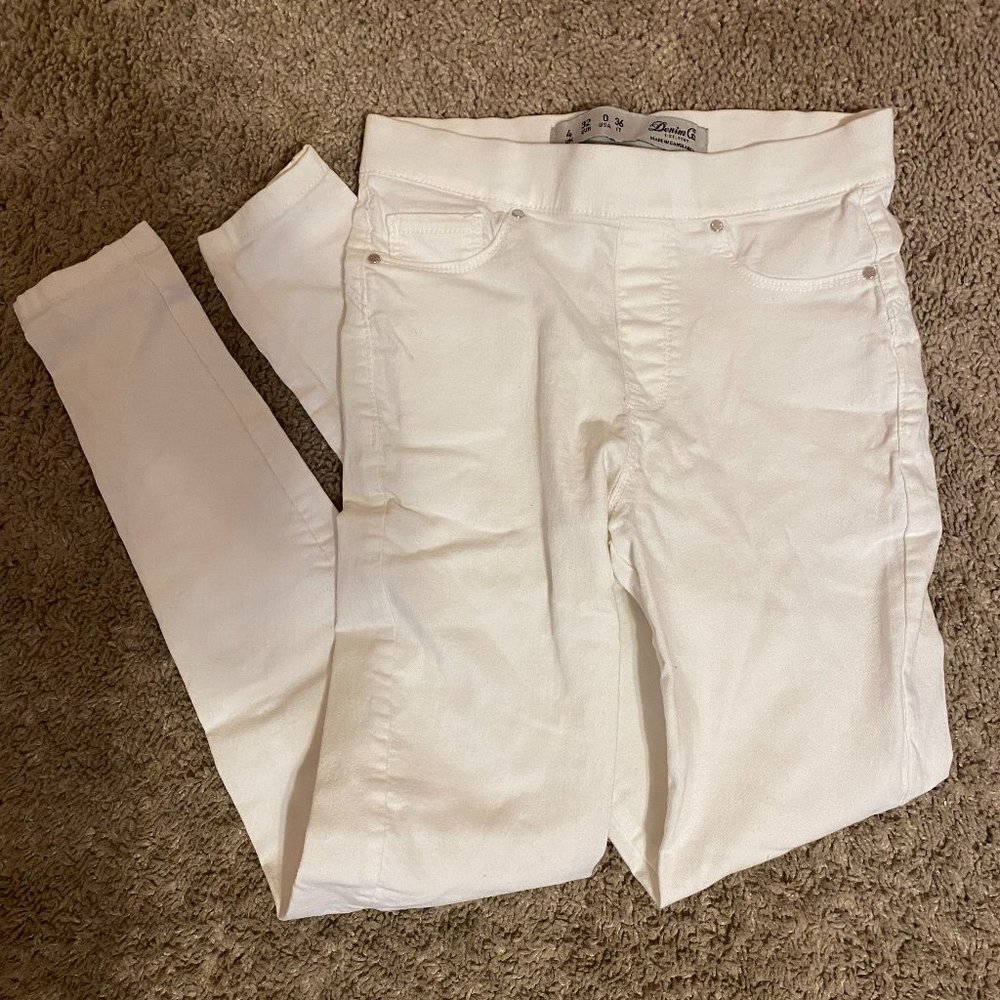 white jeans